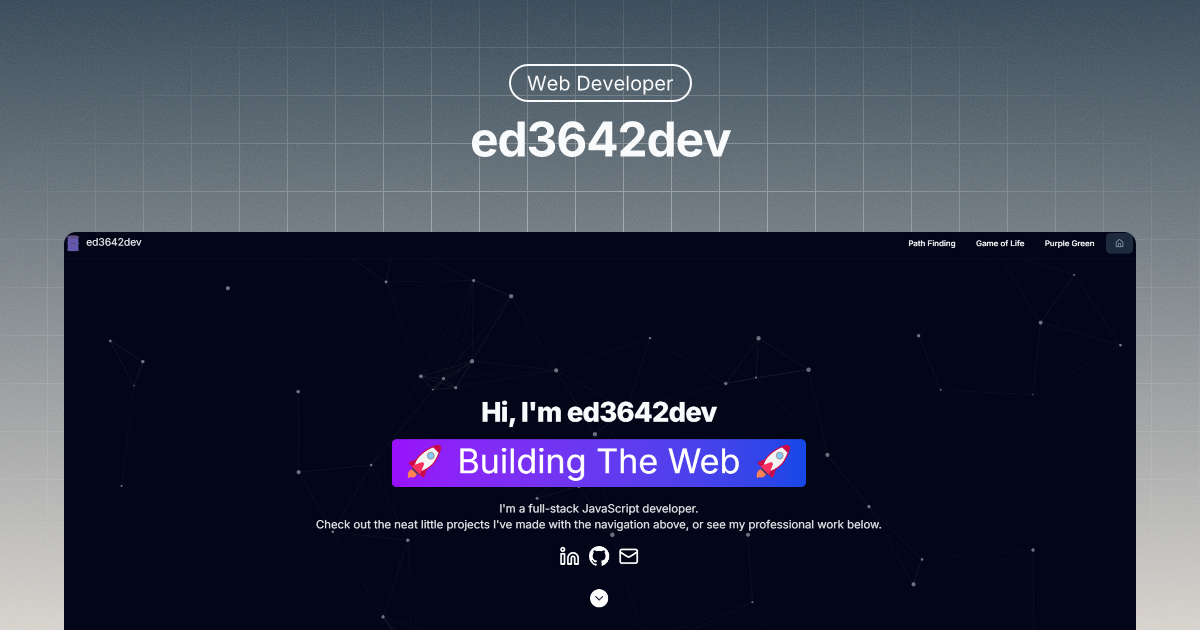 ed3642dev developer portfolio